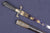 FRENCH HUNTING SWORD WITH BLUE AND GILT BLADE, CA.1820s