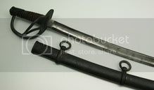 US M1840 HEAVY CAVALRY SABER BY SHEBLE & FISHER