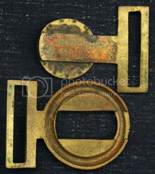 US OFFICER'S SWORD BELT PLATE BY AMES CA.1840