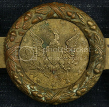 US OFFICER'S SWORD BELT PLATE BY AMES CA.1840