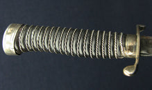 AMERICAN REVOLUTIONARY WAR OFFICER'S ENGLISH-MADE SILVER-HILTED CUTTOE AND DOCUMENT