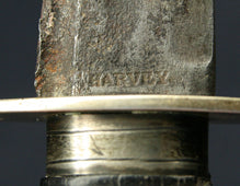 AMERICAN REVOLUTIONARY WAR OFFICER'S ENGLISH-MADE SILVER-HILTED CUTTOE AND DOCUMENT