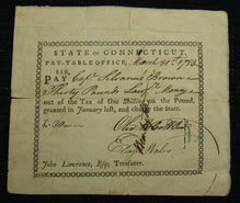 AMERICAN REVOLUTIONARY WAR OFFICER'S ENGLISH-MADE SILVER-HILTED CUTTOE AND DOCUMENT
