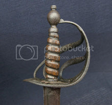 AMERICAN REVOLUTIONARY WAR PERIOD ENGLISH HANGER