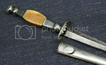 AMERICAN SILVER-MOUNTED SMALL DIRK ca.1820