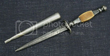 AMERICAN SILVER-MOUNTED SMALL DIRK ca.1820