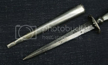 AMERICAN SILVER-MOUNTED SMALL DIRK ca.1820