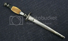 AMERICAN SILVER-MOUNTED SMALL DIRK ca.1820