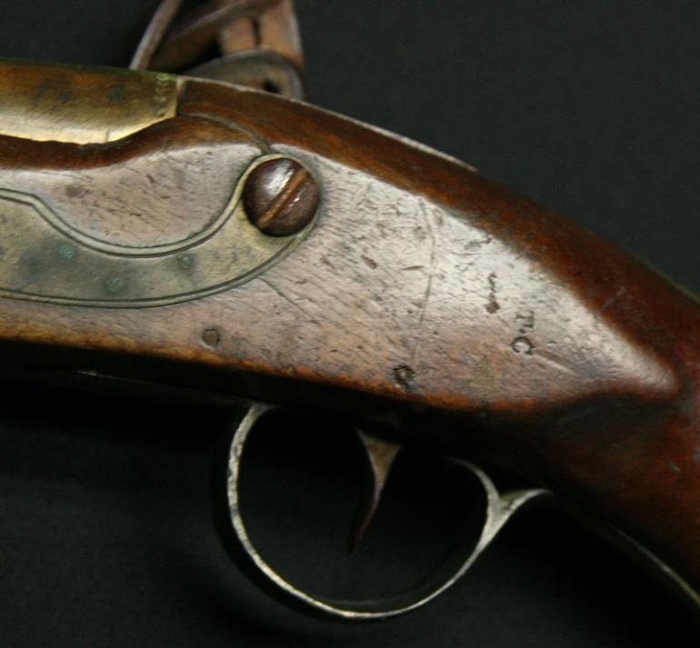 Antique W. KETLAND & Co. BRASS BARREL .58 Cal. Large Bore FLINTLOCK Pistol  Turn of the Century Flintlock Sidearm