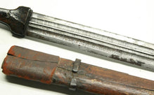 CAUCASIAN KINDJAL WITH NICELY ETCHED BLADE