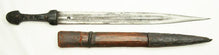 CAUCASIAN KINDJAL WITH NICELY ETCHED BLADE