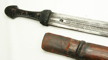 CAUCASIAN KINDJAL WITH NICELY ETCHED BLADE
