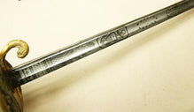 US M1852 NAVAL OFFICERS SWORD BY HORSTMANN CA.1865-1882