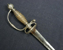 FRENCH SILVER-HILTED HERCULES LABORS SMALLSWORD CA.1780