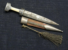 RUSSIAN SILVER-MOUNTED BOY'S KINDJAL WITH PROVENANCE