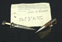 RUSSIAN SILVER-MOUNTED BOY'S KINDJAL WITH PROVENANCE