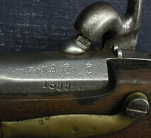 FRENCH M 1822 CAVALRY PISTOL DATED 1854 - A CRIMEAN WAR PISTOL!