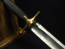 BRITISH OR AMERICAN NAVAL OFFICER'S FIGHTING DIRK CA.1795-1805
