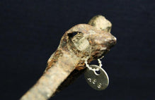 US M1855 COLT REVOLVING RIFLE BAYONET - COLT FACTORY FIRE RELIC