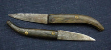 TWO FRENCH OR CORSICAN FOLDING KNIVES 1800s
