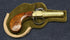 EUROPEAN LADIES PERCUSSION MUFF PISTOL CA.1840