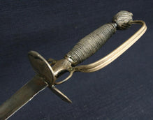 ENGLISH SILVER-HILTED SMALL-SWORD DATED 1722